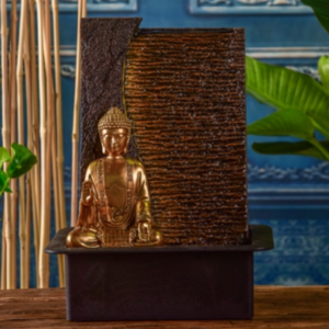 Fontaine Zen Mur Bouddha Jati