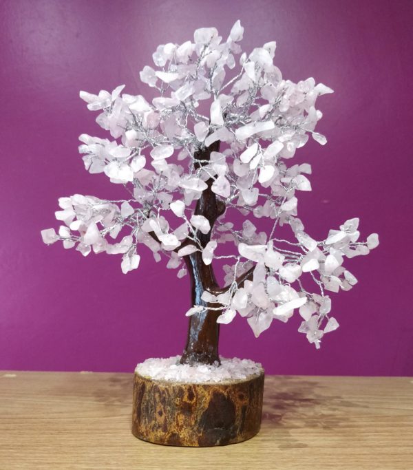 Arbre de vie Quartz Rose