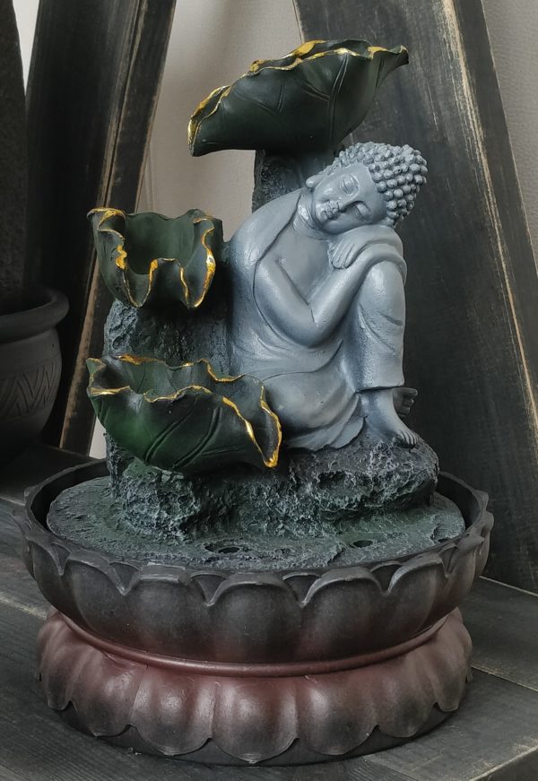 Fontaine Bouddha Assis Endormi
